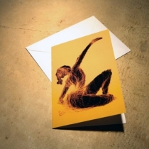 Black Dancer individual greetings card - Click here to view and order this product